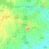 Mysuru topographic map, elevation, terrain
