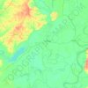 Catahoula Parish topographic map, elevation, terrain