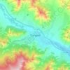Onguday topographic map, elevation, terrain