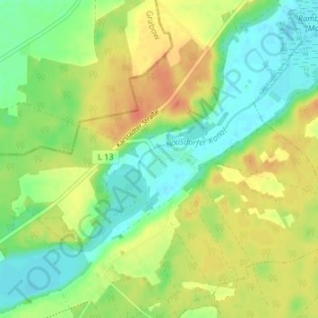 Nausdorf topographic map, elevation, terrain