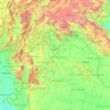 Udon Thani Province topographic map, elevation, terrain
