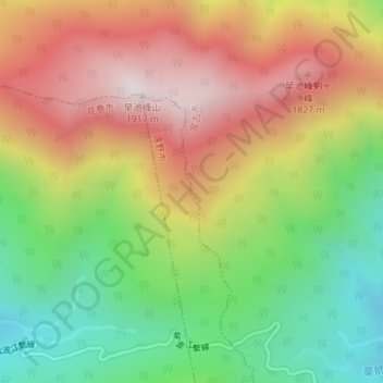 4th station topographic map, elevation, terrain