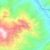 Awrir Aǧisa topographic map, elevation, terrain