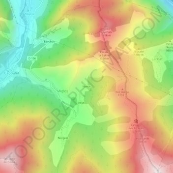 Norrat topographic map, elevation, terrain