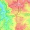 Lapal topographic map, elevation, terrain