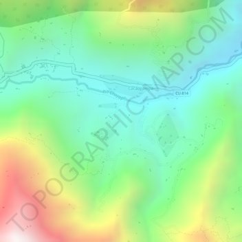 Reserva Natural de Tunkimayo topographic map, elevation, terrain