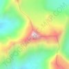 Mount Ulysses topographic map, elevation, terrain