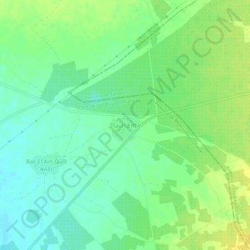 Tlauh topographic map, elevation, terrain