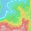 Kalache topographic map, elevation, terrain
