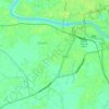 South Surma topographic map, elevation, terrain