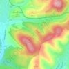 Kerbe topographic map, elevation, terrain