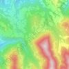 Melere topographic map, elevation, terrain