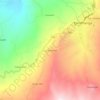 Las Arabiscas topographic map, elevation, terrain
