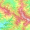 Dhanolti topographic map, elevation, terrain
