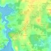 Kerzuc topographic map, elevation, terrain