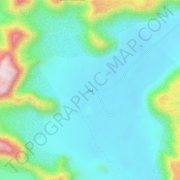 Al Ghāl topographic map, elevation, terrain