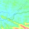 Bambila topographic map, elevation, terrain