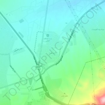Sabburah topographic map, elevation, terrain
