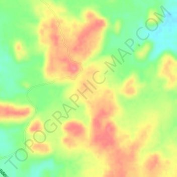 Fazenda Capão do Capim topographic map, elevation, terrain