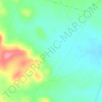 El Algarrobo topographic map, elevation, terrain
