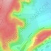 Groussé topographic map, elevation, terrain