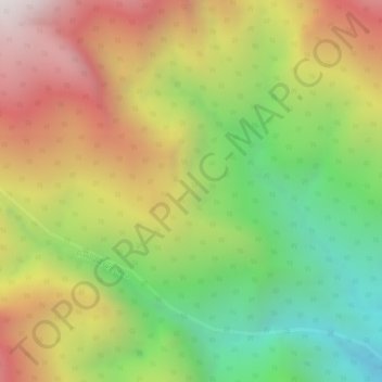 Pacita topographic map, elevation, terrain