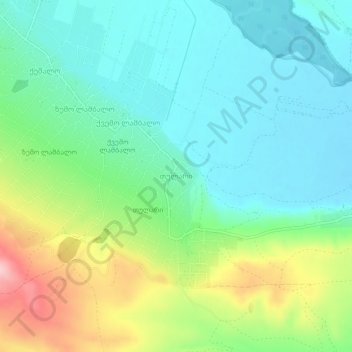 Tulari topographic map, elevation, terrain