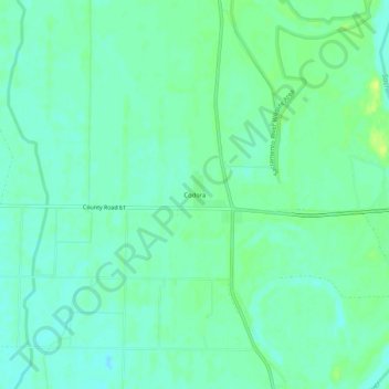 Codora topographic map, elevation, terrain