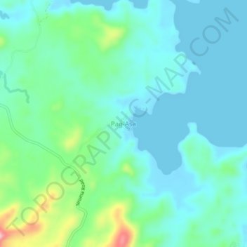 Pag-Asa topographic map, elevation, terrain