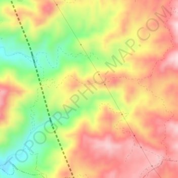 Tazaplata topographic map, elevation, terrain