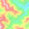 Sandia topographic map, elevation, terrain