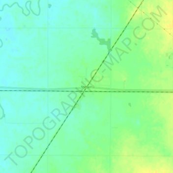 Sherwin topographic map, elevation, terrain