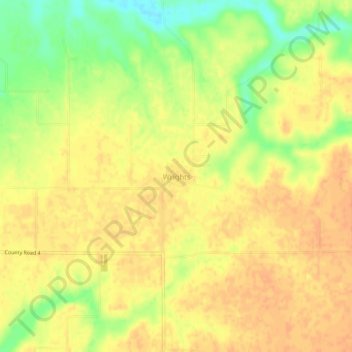 Wrights topographic map, elevation, terrain
