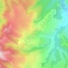 Pietroasa topographic map, elevation, terrain