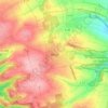Berg topographic map, elevation, terrain