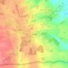 Aisby topographic map, elevation, terrain