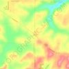 Venus topographic map, elevation, terrain