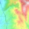 Favacal topographic map, elevation, terrain