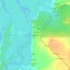 Toubacouta topographic map, elevation, terrain