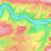 Septroux topographic map, elevation, terrain