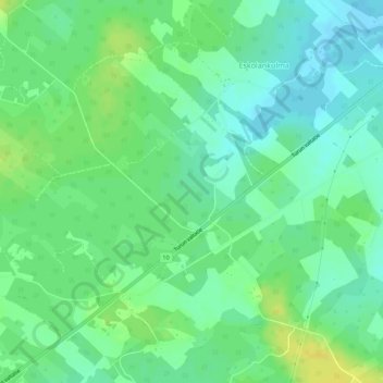 Liukko topographic map, elevation, terrain