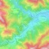 La Maméane Nord topographic map, elevation, terrain