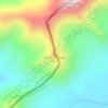 Cerro Alvarado topographic map, elevation, terrain