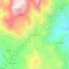 Kandegedara topographic map, elevation, terrain
