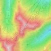 Monte Gomito topographic map, elevation, terrain
