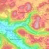 Urspring topographic map, elevation, terrain