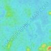 El Delirio topographic map, elevation, terrain
