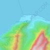 Makana topographic map, elevation, terrain