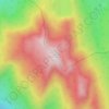 Tent Mountain topographic map, elevation, terrain