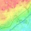 Hjortshøj topographic map, elevation, terrain